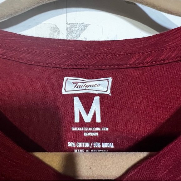 NWT Tailgate "Do All Things With Big Love" Red Short Sleeve Tee Size medium - Picture 4 of 8